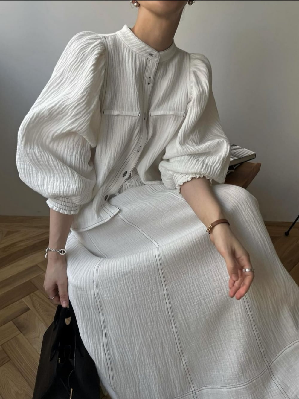 新品◎willfullyレースパネルスカート ホワイト （新品◎willfully  