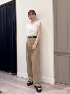 「スポサン」｜a y a n o さん（レディース・156cm）の夏コーディネート