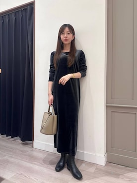 「ORiental TRaffic（オリエンタルトラフィック）のアイテム（ブーツ）」を使った、a y a n o さん（レディース・156cm）の秋コーディネート