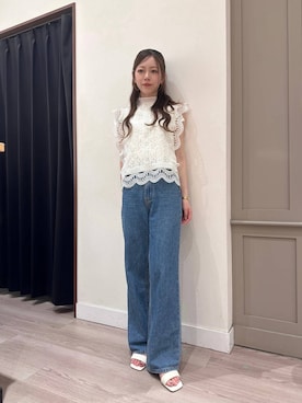 「WA ORiental TRaffic（ダブルエーオリエンタルトラフィック）のアイテム」を使った、a y a n o さん（レディース・156cm）の夏コーディネート