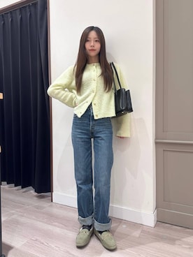 「アイテム（スリッポン）」を使った、a y a n o さん（レディース・156cm・20代）の秋コーディネート