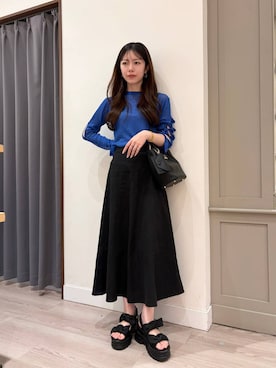 「31 Sons de mode（トランテアン　ソン　ドゥ　モード）のアイテム」を使った、a y a n o さん（レディース・156cm）の夏コーディネート