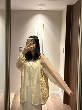 「MEIER.Q（マイヤーキュー）のアイテム（ワンピース/ドレス）」を使った、Angela Chienさん（レディース・162cm）の夏コーディネート
