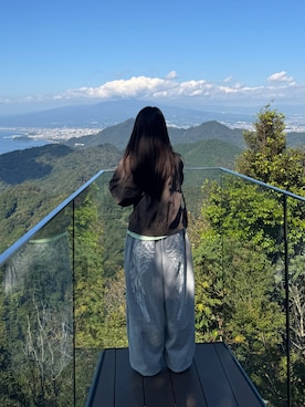 「アイテム（スウェットパンツ）」を使った、みれいさん（レディース・150cm・20代）の秋コーディネート