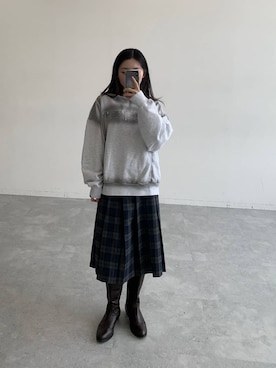 「ALAND（エーランド）のアイテム」を使った、みれいさん（レディース・150cm）の秋コーディネート