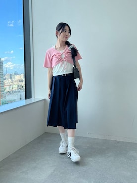 「キャミソール」｜みれいさん（レディース・150cm）の夏コーディネート