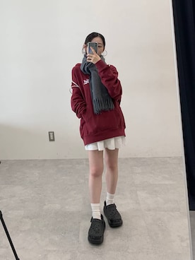 「crocs（クロックス）のアイテム（シューズ）」を使った、みれいさん（レディース・150cm）の秋コーディネート