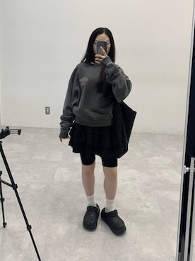 「Cavish（カビシ）のアイテム」を使った、みれいさん（レディース・150cm）の秋コーディネート