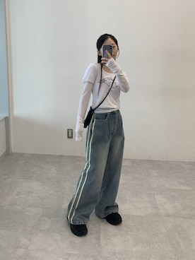 「SETUPEXE（セットアップイーエックスイー）のアイテム」を使った、みれいさん（レディース・150cm）の秋コーディネート