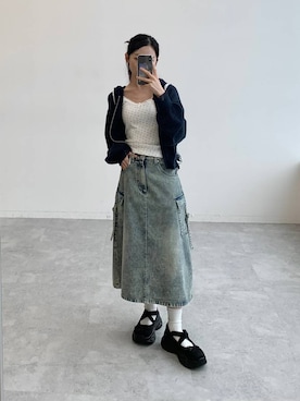 「3.3 Field Trip （3.3フィールドトリップ）のアイテム」を使った、みれいさん（レディース・150cm）の秋コーディネート