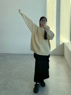 「ALAND（エーランド）のアイテム」を使った、みれいさん（レディース・150cm）の秋コーディネート