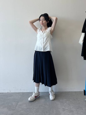 「3.3 Field Trip （3.3フィールドトリップ）のアイテム」を使った、みれいさん（レディース・150cm）の春コーディネート