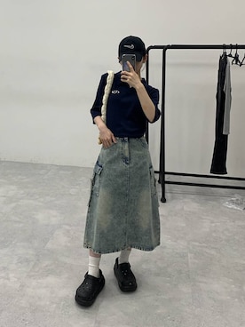 「3.3 Field Trip （3.3フィールドトリップ）のアイテム」を使った、みれいさん（レディース・150cm）の秋コーディネート