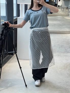 「PLACE STUDIO（プレイススタジオ）のアイテム」を使った、みれいさん（レディース・150cm）の夏コーディネート