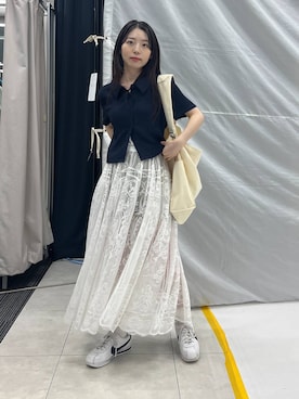 「3.3 Field Trip （3.3フィールドトリップ）のアイテム」を使った、みれいさん（レディース・150cm）の夏コーディネート