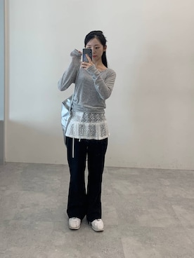 「SETUPEXE（セットアップイーエックスイー）のアイテム」を使った、みれいさん（レディース・150cm）の秋コーディネート