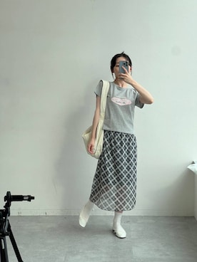 「3.3 Field Trip （3.3フィールドトリップ）のアイテム」を使った、みれいさん（レディース・150cm）の夏コーディネート