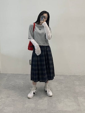 「3.3 Field Trip （3.3フィールドトリップ）のアイテム」を使った、みれいさん（レディース・150cm）の秋コーディネート