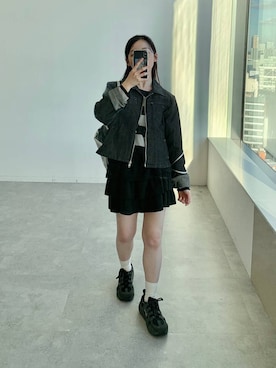 「PLACE STUDIO（プレイススタジオ）のアイテム」を使った、みれいさん（レディース・150cm）の秋コーディネート