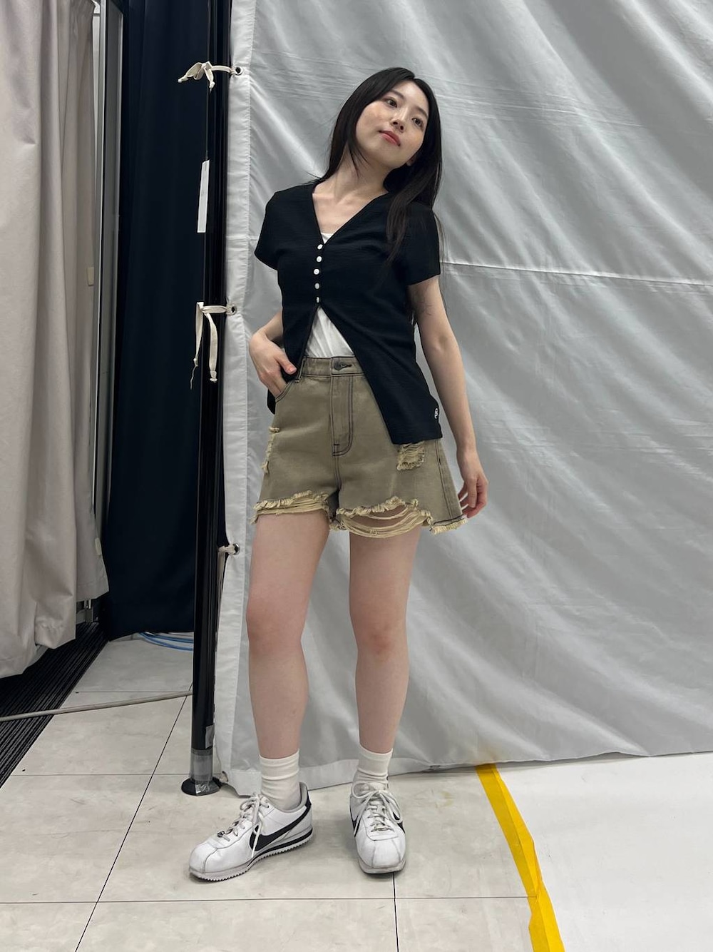 ★FANCY CLUB★ヴィンテージ ショット丈 デニム パンツ FANCY CLUB】VINTAGE DENIM SHORTS / 【ファンシークラブ