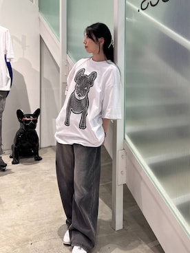 「LIFE WORK（ライフワーク）のアイテム（トップス）」を使った、みれいさん（レディース・150cm）の夏コーディネート