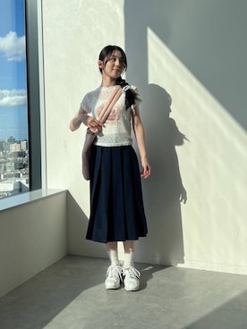 「3.3 Field Trip （3.3フィールドトリップ）のアイテム」を使った、みれいさん（レディース・150cm）の夏コーディネート