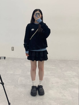 「LMCのアイテム」を使った、みれいさん（レディース・150cm）の秋コーディネート