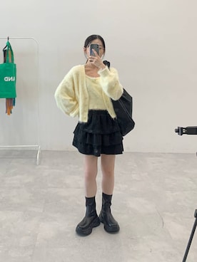 「コスメ」｜みれいさん（レディース・150cm）の秋コーディネート