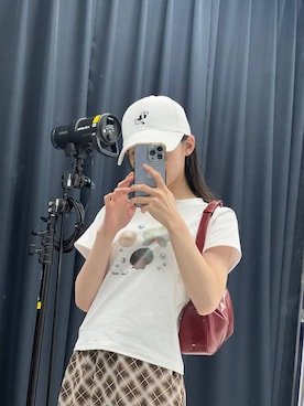 「CRANK（クランク）のアイテム」を使った、みれいさん（レディース・150cm）の夏コーディネート