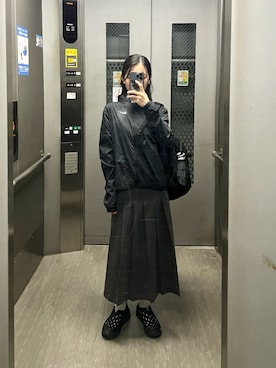 「アイテム（マウンテンパーカー）」を使った、みれいさん（レディース・150cm）の秋コーディネート
