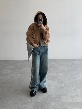 「ALAND（エーランド）のアイテム」を使った、みれいさん（レディース・150cm）の秋コーディネート