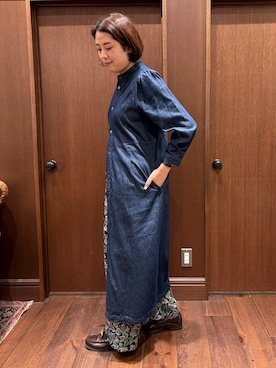 「アイテム（ワンピース/ドレス）」を使った、sawada.さん（レディース・169cm）の秋コーディネート