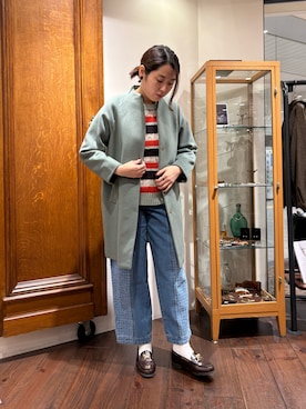 「アイテム（その他アウター）」を使った、sawada.さん（レディース・169cm）の秋コーディネート