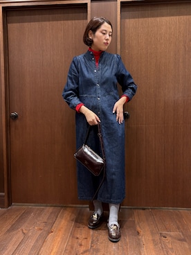 「FIL DE FER（フィルデフェール）のアイテム」を使った、sawada.さん（レディース・169cm）の秋コーディネート