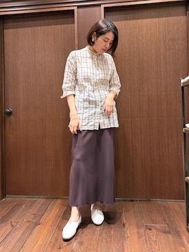 「NOMBRE IMPAIR（ノンブルアンペール）のアイテム」を使った、sawada.さん（レディース・169cm）の夏コーディネート