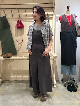 「FIL DE FER（フィルデフェール）のアイテム」を使った、sawada.さん（レディース・169cm）の夏コーディネート