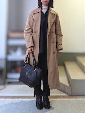 「annak（アナック）のアイテム」を使った、cauxacuyさん（レディース・163cm）の秋コーディネート