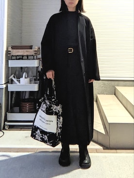 「VONDEL（フォンデル）のアイテム」を使った、cauxacuyさん（レディース・163cm）の冬コーディネート