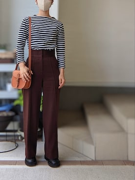 「TUSTING（タスティング）のアイテム」を使った、cauxacuyさん（レディース・163cm）の秋コーディネート