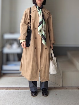 「HELIOPOLE（エリオポール）のアイテム（財布/小物）」を使った、cauxacuyさん（レディース・163cm）の春コーディネート