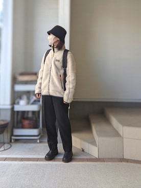「L.L.Bean（エルエルビーン）のアイテム（その他アウター）」を使った、cauxacuyさん（レディース・163cm）の冬コーディネート