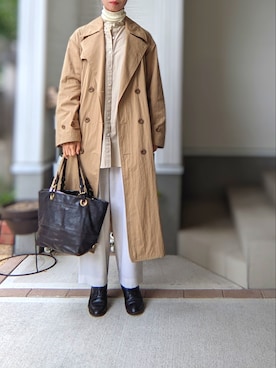 「annak（アナック）のアイテム」を使った、cauxacuyさん（レディース・163cm）の秋コーディネート