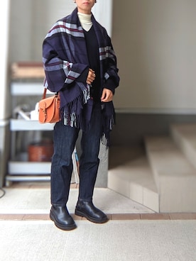 「TUSTING（タスティング）のアイテム」を使った、cauxacuyさん（レディース・163cm）の秋コーディネート