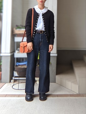 「TUSTING（タスティング）のアイテム」を使った、cauxacuyさん（レディース・163cm）の秋コーディネート