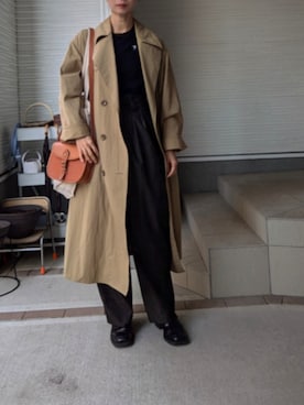 「BATONER（バトナー）のアイテム」を使った、cauxacuyさん（レディース・163cm）の秋コーディネート