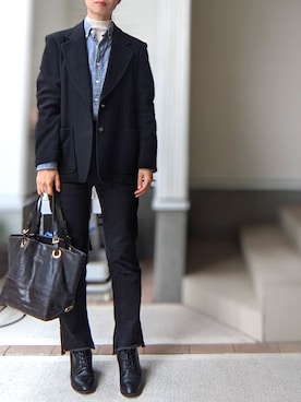 「annak（アナック）のアイテム」を使った、cauxacuyさん（レディース・163cm）の秋コーディネート