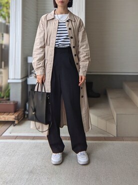 「MARTE（マルテ）のアイテム」を使った、cauxacuyさん（レディース・163cm）の春コーディネート