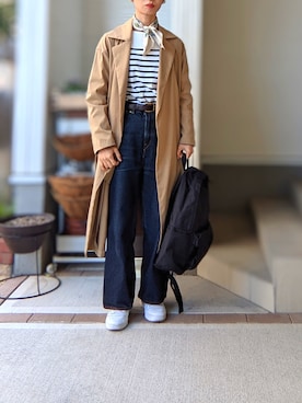 「SOULEIADO（ソレイアード）のアイテム」を使った、cauxacuyさん（レディース・163cm）の秋コーディネート