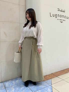 「Te chichi（テチチ）のアイテム（その他シューズ）」を使った、せきねさん（レディース・158cm）の春コーディネート