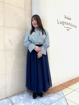 「Te chichi（テチチ）のアイテム（その他シューズ）」を使った、せきねさん（レディース・158cm）の春コーディネート